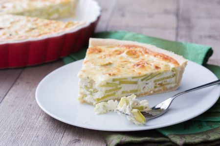 Zucchini Trombetta Quiche