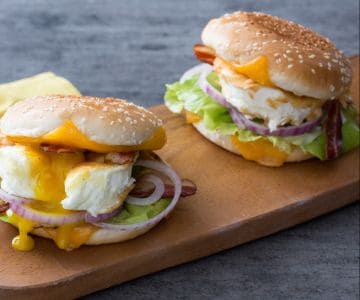 Egg burger