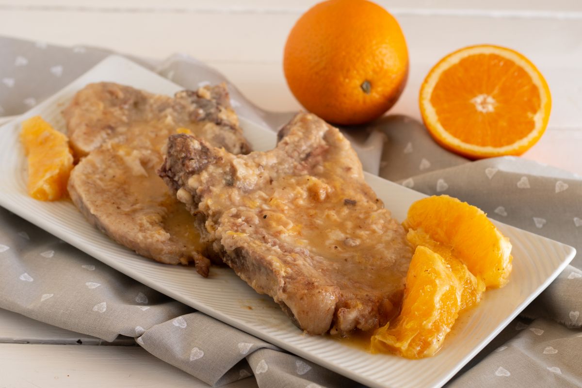 Chops in Orange Sauce