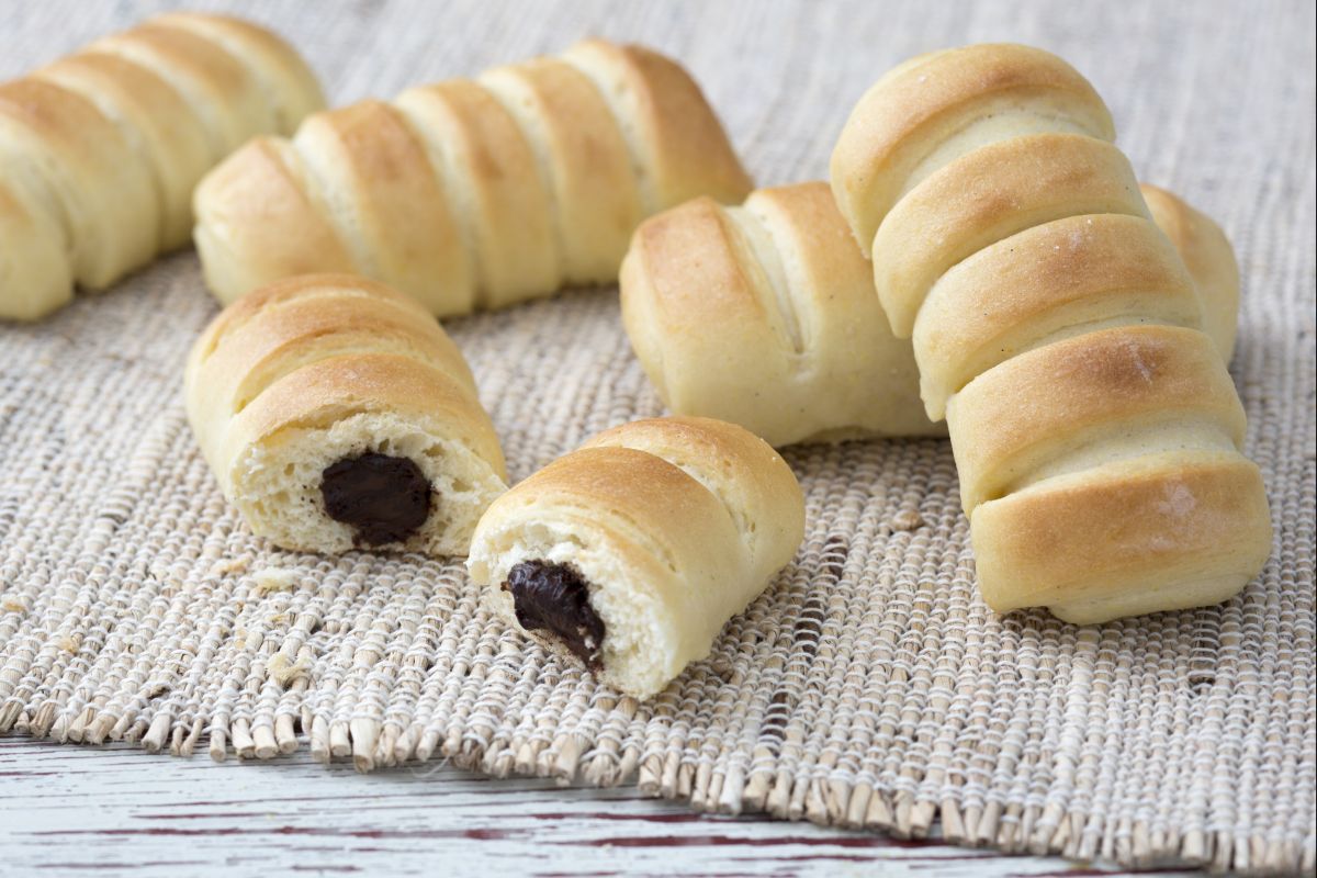 Chocolate brioche pastries
