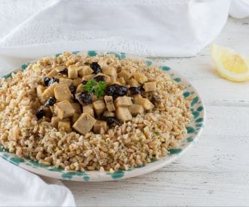 Spelt with Swordfish