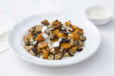 Grilled Pumpkin and Porcini