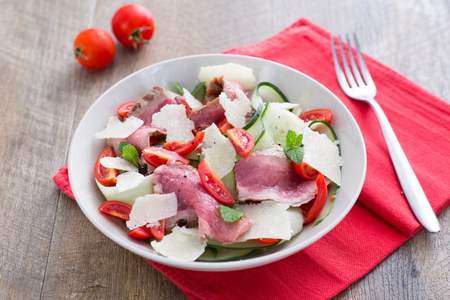 Spiced Beef Salad and Grana Padano