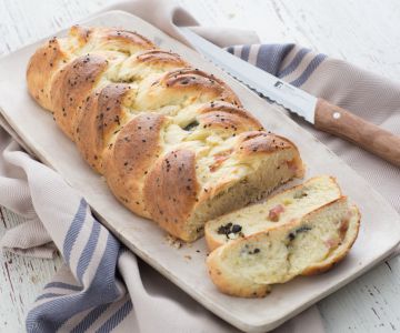Four-cheese braid