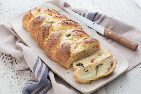 Four-cheese braid