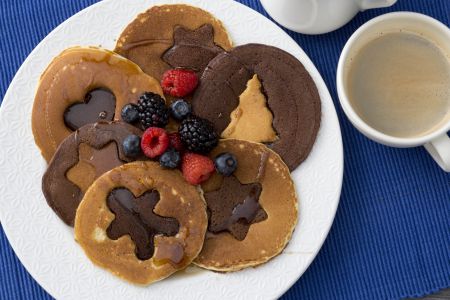 Two-tone pancake