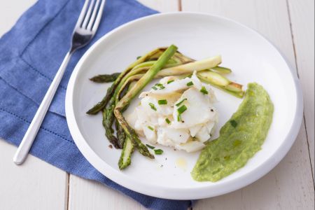 Cod with Asparagus