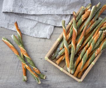 Tricolor Breadsticks