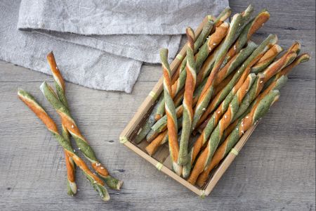 Tricolor Breadsticks