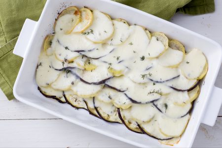 Baked Eggplants with Potatoes