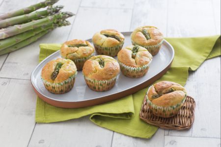 Asparagus muffins