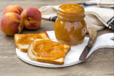 Baked Peach Jam