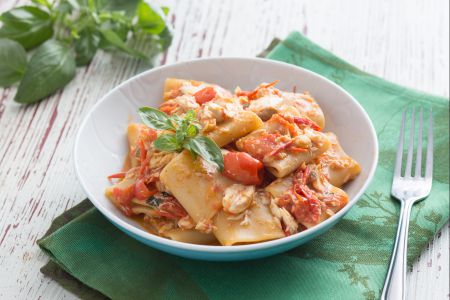 Paccheri with Gurnard Sauce