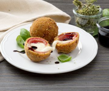 Caprese meatballs