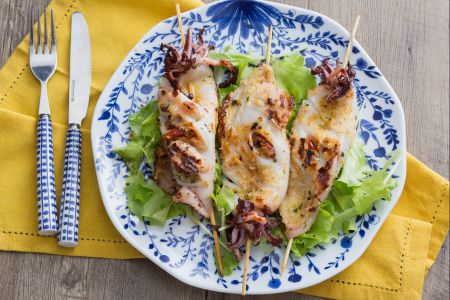 Squid Skewers