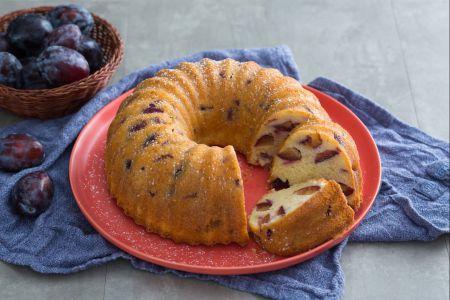 Plum Ring Cake