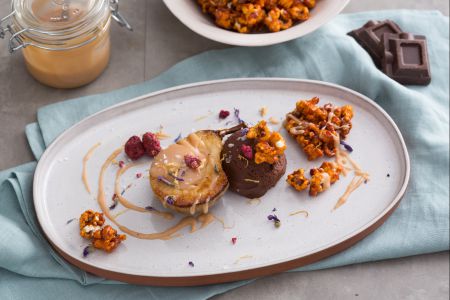 Pears and Chocolate with Salted Caramel