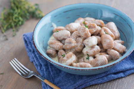 Spelt gnocchi with Grana Padano cream