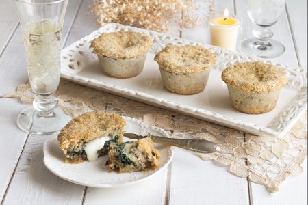 Mini gateau di lentils
