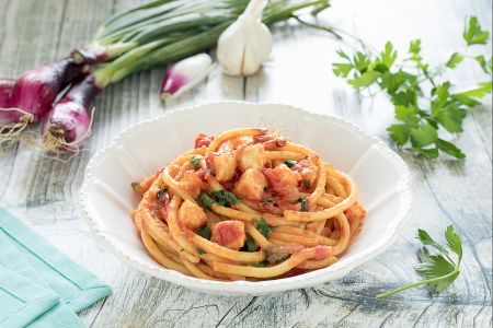 Bigoli with scallop ragù