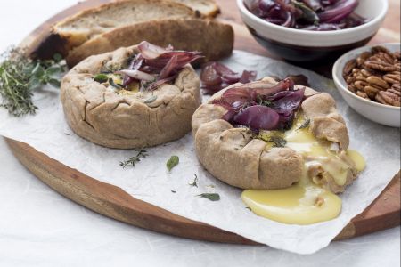 Camembert and Bordeaux Onion Galette