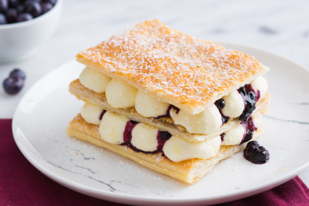 Blueberry Millefeuille
