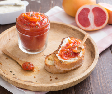 Pink Grapefruit Jam