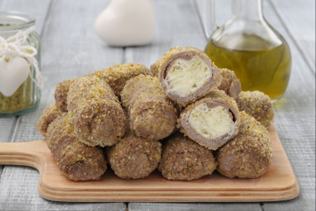 Pistachio Meat Rolls