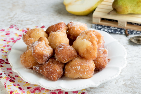 Ricotta and Pear Fritters