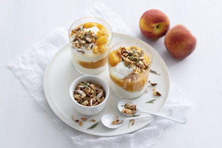Apricot and Robiola Glasses
