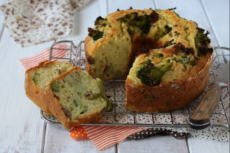 Broccoli and Sausage Bundt Cake