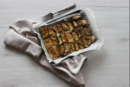 Baked Gratin Mushrooms