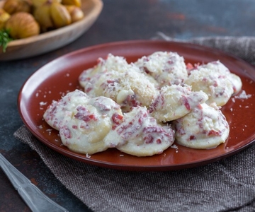 Chestnut ravioli