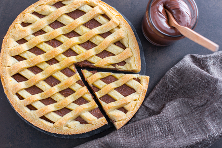 Ricotta and Nutella Tart