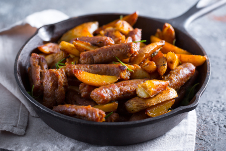 Sausage and Potatoes with Beer