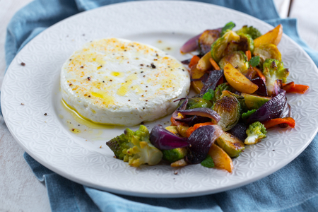 Grilled Primosale with Seasonal Vegetables