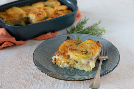 Potato, Speck, and Taleggio Pie