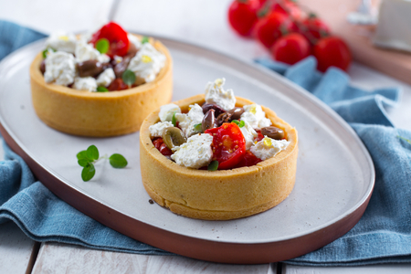 Savory pies with robiola