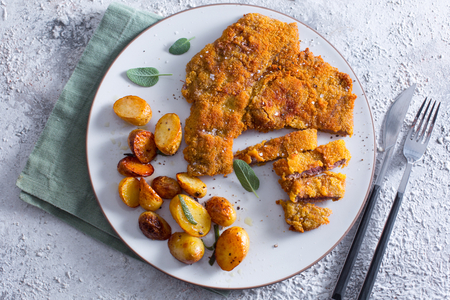 Breaded slices