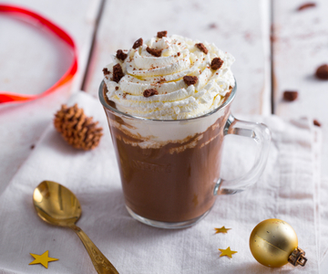 Hot Coffee Cookie Drink