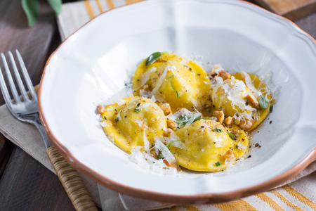 Guinea Fowl and Grana Padano Stuffed Ravioli