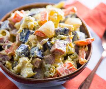 Russian garden salad