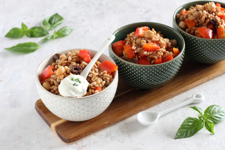 Cold Farro Salad