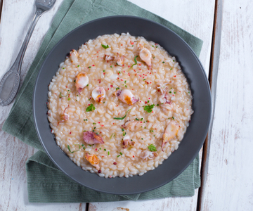 Squid and Herb Risotto