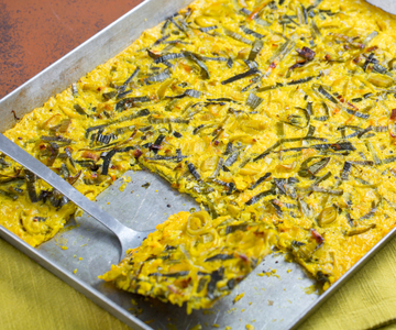 Leek farinata