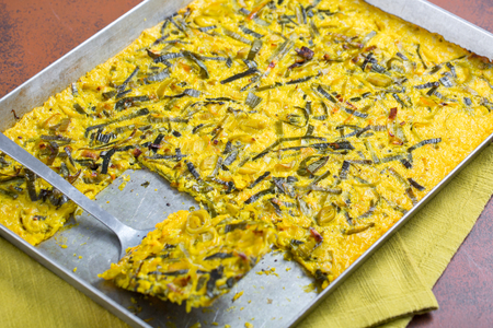 Leek farinata