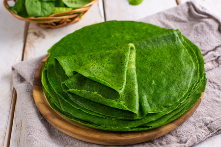 Spinach Crepes
