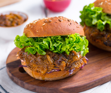 Pulled aubergine