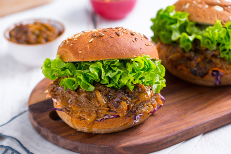 Pulled aubergine