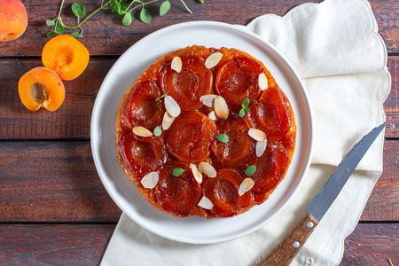 Quick Apricot Tarte Tatin